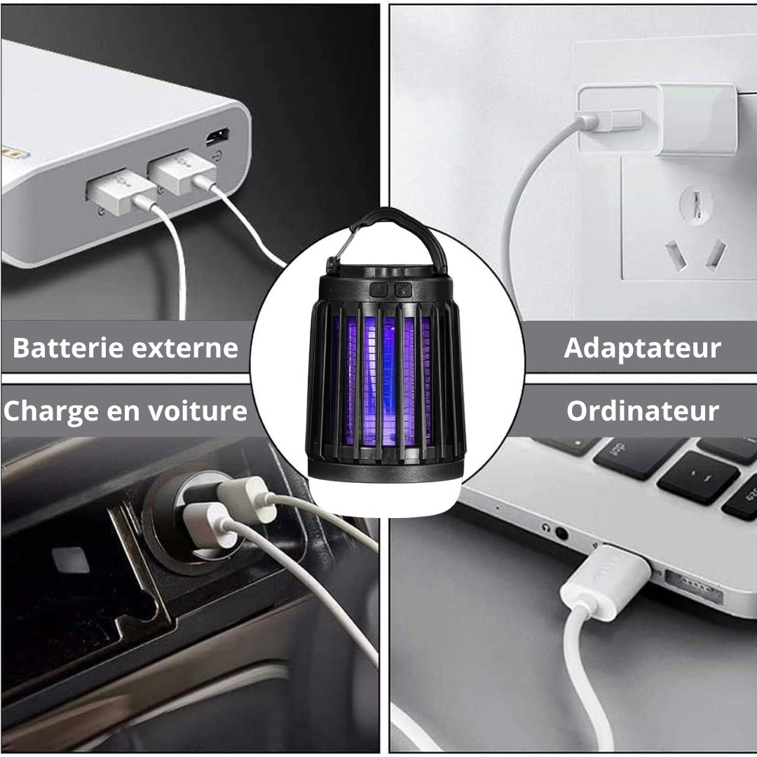 Zénilight - Lampe anti-moustique 2 en 1