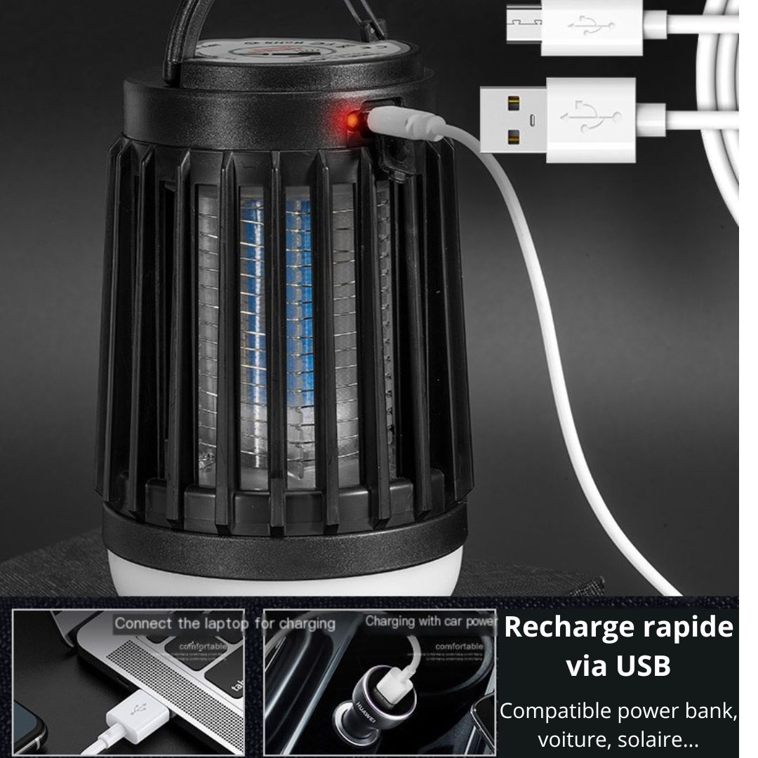 Zénilight - Lampe anti-moustique 2 en 1