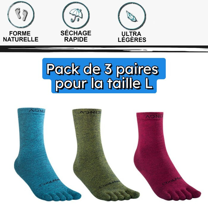 | LightSocks® | Unisex Toe Socks for Active People | FINAL SALE
