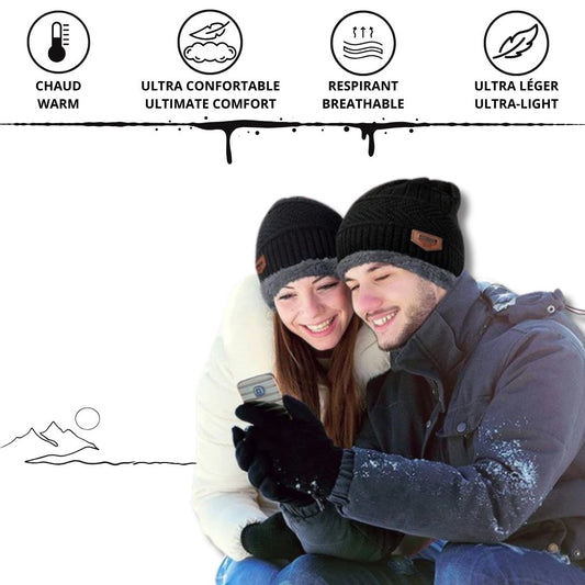 | 🔑 | 🎁GRATUIT🎁 | LightCap® | Bonnet polaire, respirant et ultra confortable (+ foulard à col polaire)