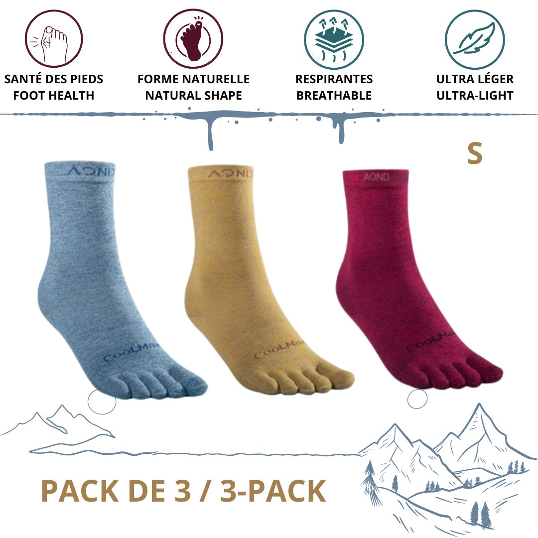 | 🔑| LightSocks® | Unisex-Zehensocken für aktive Menschen 