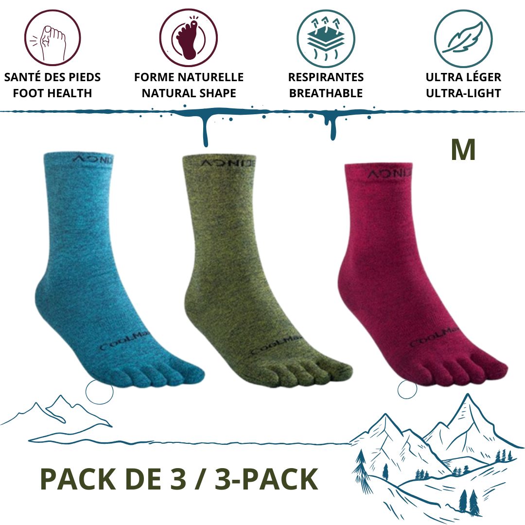 | 🔑| LightSocks® | Unisex-Zehensocken für aktive Menschen 