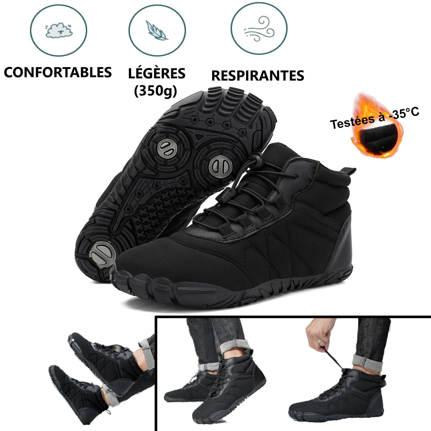 | LightRunner® Boots Ultra 3.0 | Hybrid-Stiefel für aktive Menschen | Neu | ENDGÜLTIGER VERKAUF 