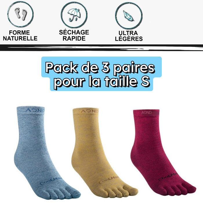 | LightSocks® | Unisex Toe Socks for Active People | FINAL SALE